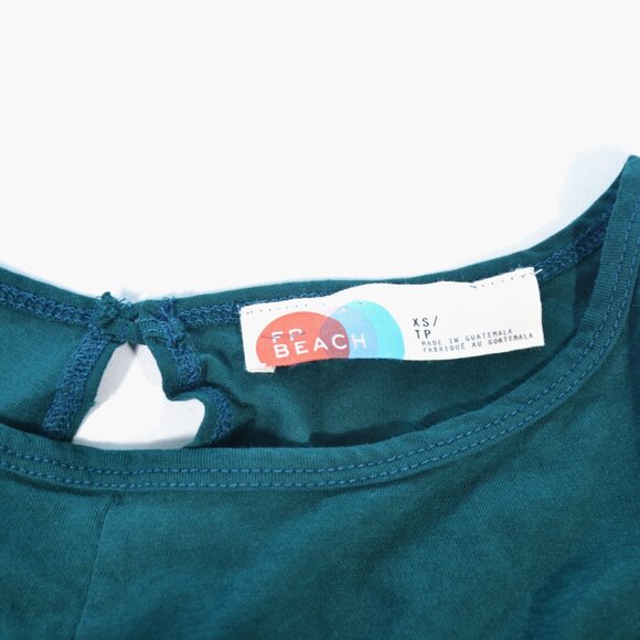 NEW FREE PEOPLE ICE CREAM ROMPER, GREEN, XSMALL - Picture 4 of 8